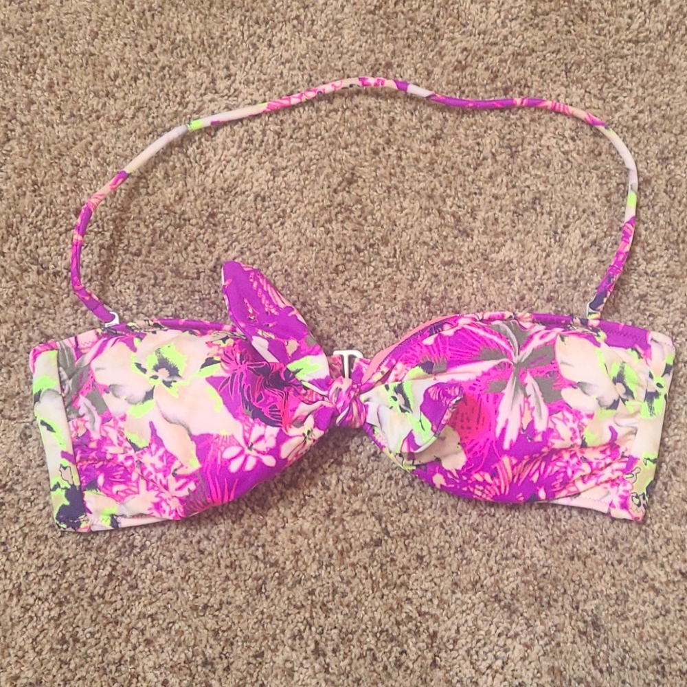 Victoria's Secret halter bandeau swim top